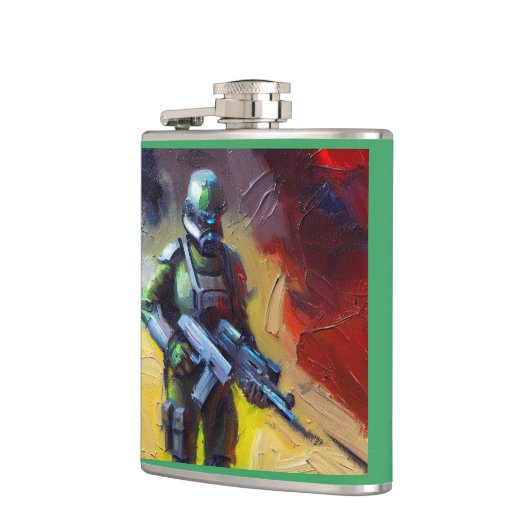 SF - Militaire held 2 Heupfles (Links)