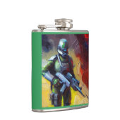 SF - Militaire held 2 Heupfles (Rechts)