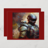 SF - Militaire Held 3 Briefkaart (Voorkant / Achterkant)