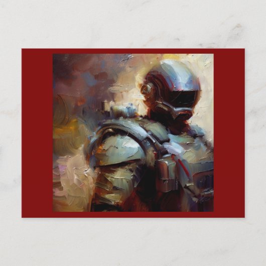 SF - Militaire Held 3 Briefkaart (Voorkant)