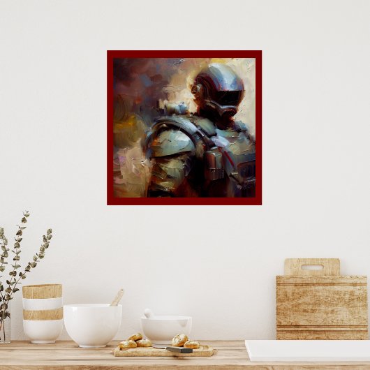 SF - Militaire Held 3 Poster (Keuken)