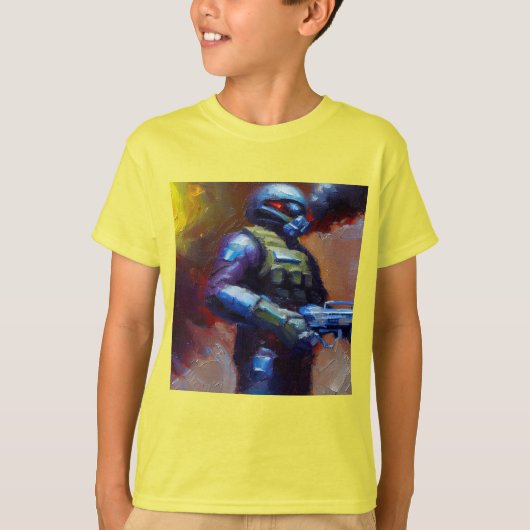 SF - Militaire Held 4 T-shirt (Voorkant)