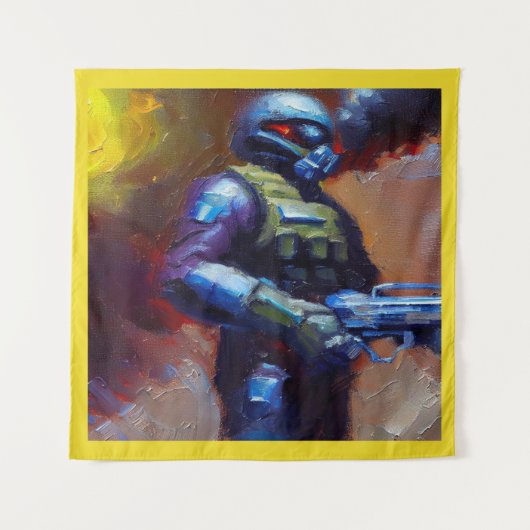 SF - Militaire Held 4 Wandkleed (Voorkant)