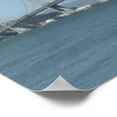 SF Oakland Bay Bridge Poster (Hoek)