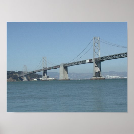 SF Oakland Bay Bridge Poster (Voorkant)