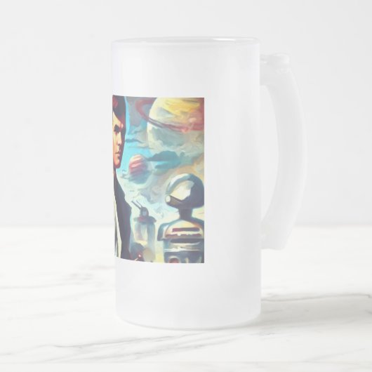 SF Pulp Magazine Hoesje Stijl 2 Matglas Bierpul (Voorkant rechts)