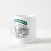 SF Q-tab en Combat Medic badge Koffiemok (Voorkant links)