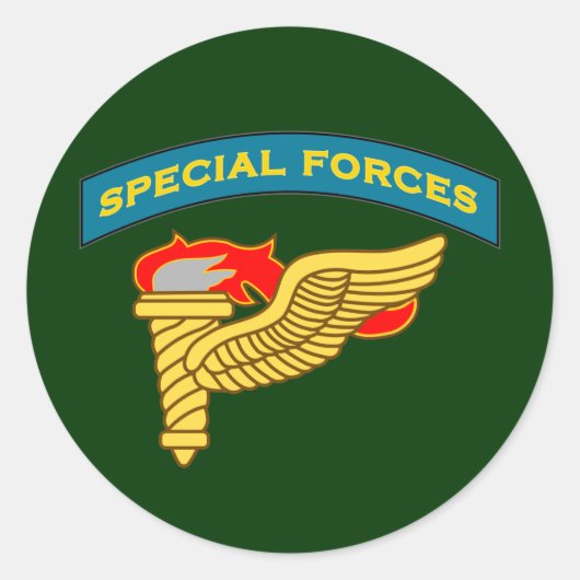 SF Q-tab en Pathfinder badge Ronde Sticker (Voorkant)