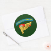 SF Q-tab en Pathfinder badge Ronde Sticker (Envelop)
