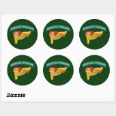 SF Q-tab en Pathfinder badge Ronde Sticker (Vel)
