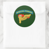 SF Q-tab en Pathfinder badge Ronde Sticker (Tas)