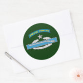 SF Q-tab en tweede award CIB Ronde Sticker (Envelop)