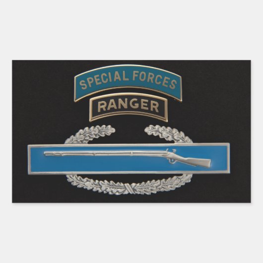 SF Ranger CIB Rechthoekige Sticker (Voorkant)