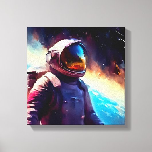 SF Ruimte Held 1 Canvas Afdruk (Voorkant)