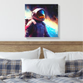 SF Ruimte Held 1 Canvas Afdruk (Insitu (Slaapkamer))