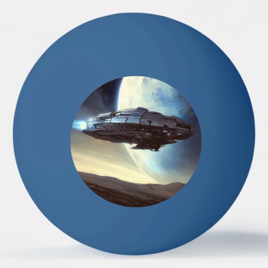 SF Ruimteschip in een baan om de aarde (2) Pingpongbal (Voorkant)