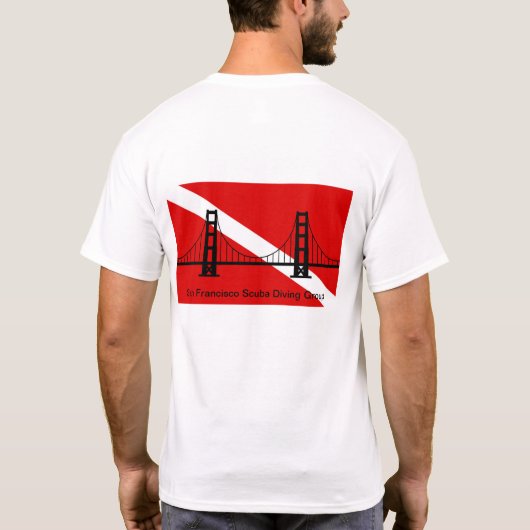 SF Scuba Diving Group mannen met lange mouwen T-shirt (Achterkant)