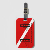 SF Scuba Duving Group bagagelabels (Voorkant (verticaal))