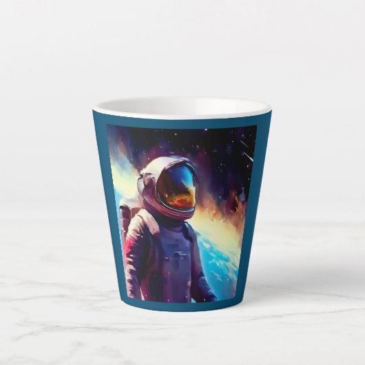 SF Space Hero 1 Latte Mok (Voorkant)