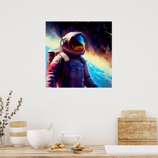 SF Space Hero 1 Poster (Keuken)
