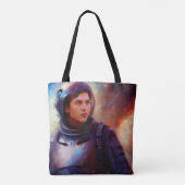 SF Space Hero 4 Tote Bag (Achterkant)
