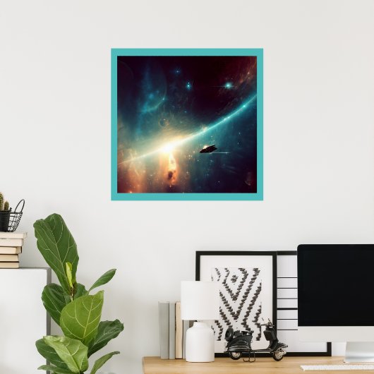 SF - Space Opera 2 Poster (Thuiskantoor)