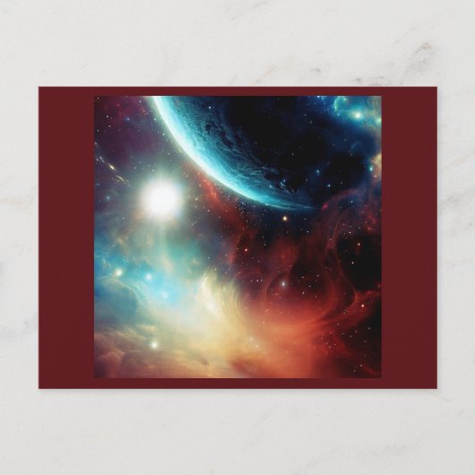 SF - Space Opera 3 Briefkaart (Voorkant)