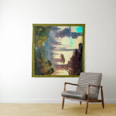 SF - Stad op bosplaneet 1 Wandkleed (In Situ (horizontaal))