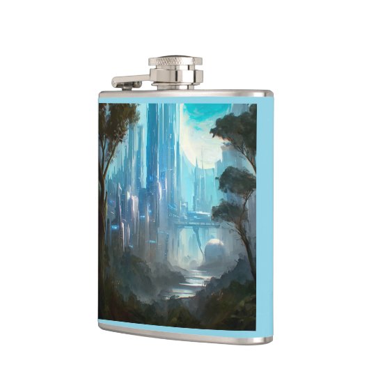 SF - Stad op bosplaneet 2 Heupfles (Links)