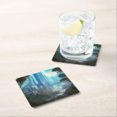 SF - Stad op bosplaneet 2 Kartonnen Onderzetters (Insitu)