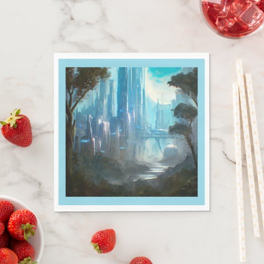 SF - Stad op bosplaneet 2 Servet (Insitu)