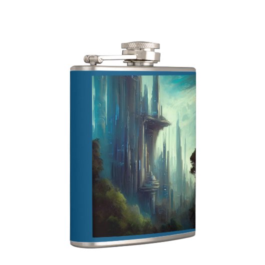 SF - Stad op bosplaneet 3 Heupfles (Rechts)