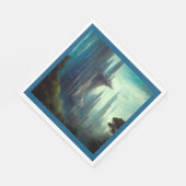 SF - Stad op bosplaneet 3 Servet (Hoek)