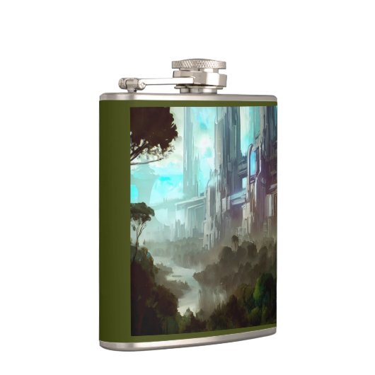 SF - Stad op bosplaneet 4 Heupfles (Rechts)