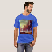 SF Stad Op Een Vreemde Planeet 1 T-shirt (Voorkant volledig)