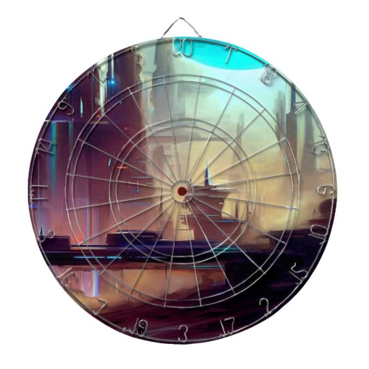 SF Stad Strange Planet (3) Dartbord (Voorkant)