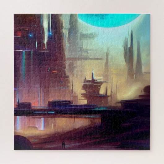 SF Stad Strange Planet (3) Legpuzzel (Verticaal)