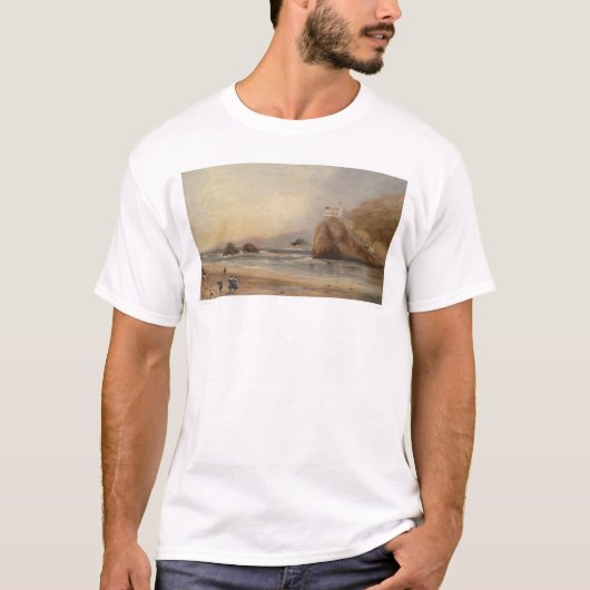SF strand, Seal Rock en Cliff House (1166) T-shirt (Voorkant)