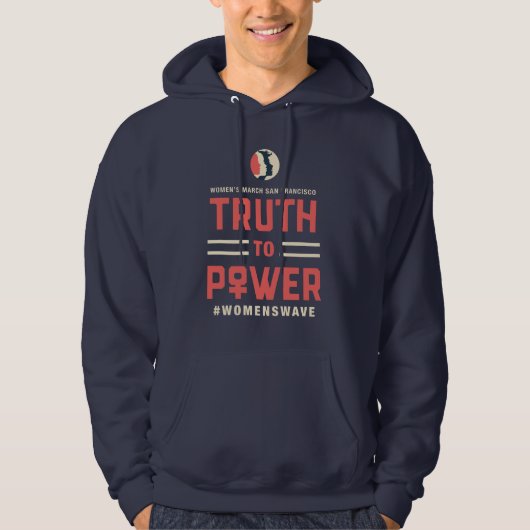 SF Truth to Power Hoodie voor vrouwen in maart (Voorkant)