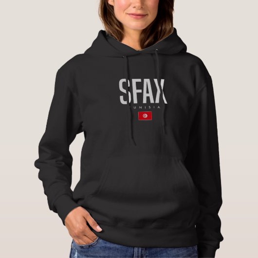 Sfax Tunesië Hoodie (Voorkant)