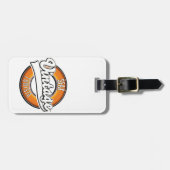 Sfax tunisia  stijl logo bagagelabel (Voorkant horizontaal)