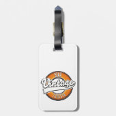 Sfax tunisia  stijl logo bagagelabel (Achterkant verticaal)