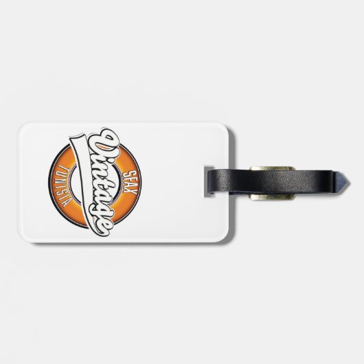 Sfax tunisia  stijl logo bagagelabel (Achterkant horizontaal)