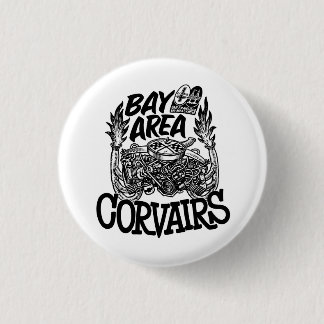 SFBA CORSA Corvair Club Bard Beach Design Ronde Button 3,2 Cm
