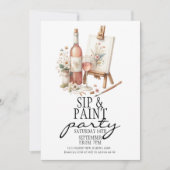 Sfeer- en Schilderfeest Uitnodiging (Voorkant)