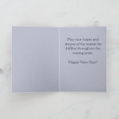 Sfeer- en Seizoensgroeten Maan en Sterren Feestdagen Kaart (Binnen)