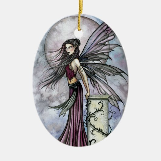 Sfeer Fantasie Feeënornament Keramisch Ornament (Voorkant)