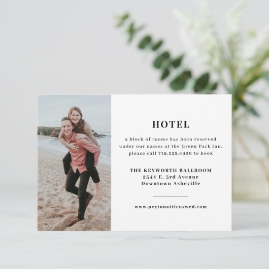 Sfeer Hotel Accommodaties Behuizing Kaart (Staand voorkant)