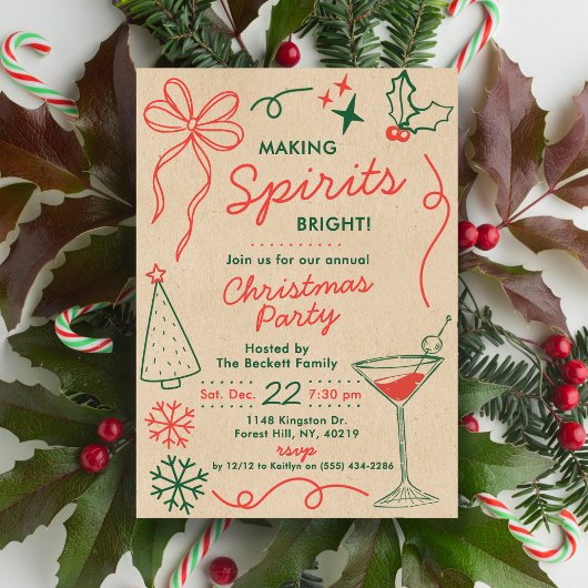 Sfeer Maken | Kerstborrel Kaart