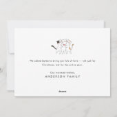 Sfeer om Meowwy Grappig te zijn Knuffel Katzen Ker Feestdagenkaart (Achterkant)